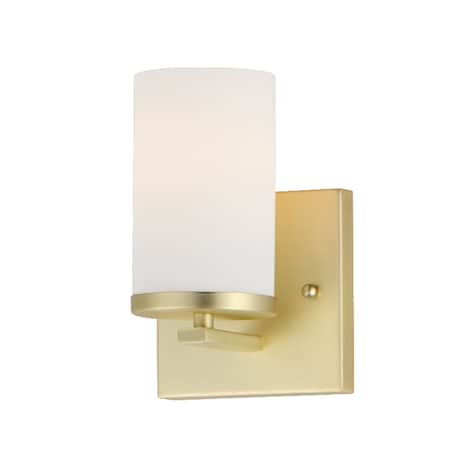 Maxim Lighting Lateral 1-Light Bath Vanity, Satin Brass 10281SWSBR